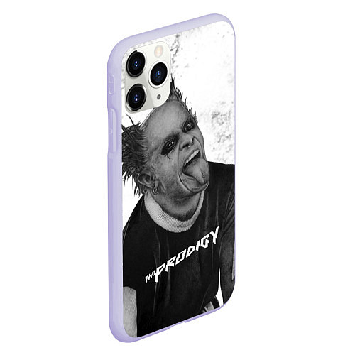 Чехол iPhone 11 Pro матовый THE PRODIGY ПРОДИДЖИ Z / 3D-Светло-сиреневый – фото 2