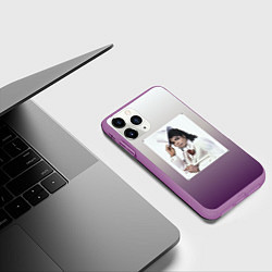 Чехол iPhone 11 Pro матовый Майкл Джексон навсегда, цвет: 3D-фиолетовый — фото 2