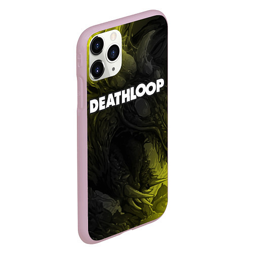 Чехол iPhone 11 Pro матовый Deathloop - Hyperbeast / 3D-Розовый – фото 2