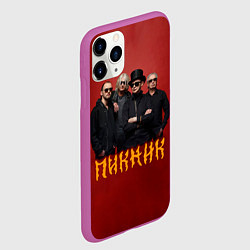 Чехол iPhone 11 Pro матовый Группа Пикник, цвет: 3D-фиолетовый — фото 2