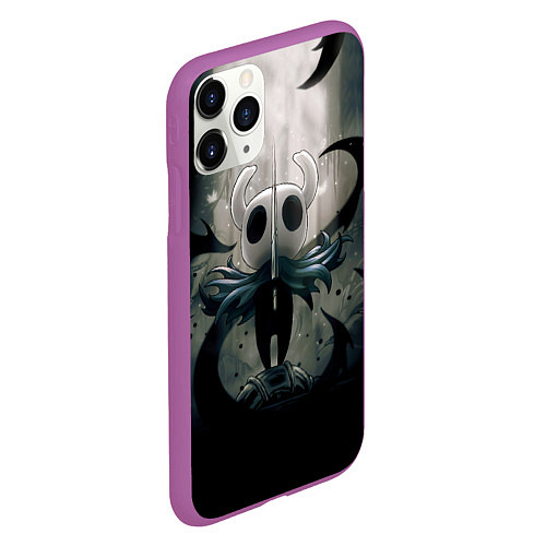 Чехол iPhone 11 Pro матовый Hollow Knight / 3D-Фиолетовый – фото 2