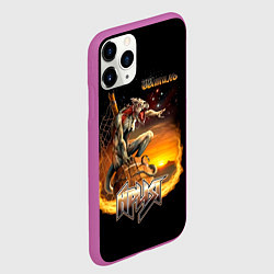 Чехол iPhone 11 Pro матовый Ария Штиль, цвет: 3D-фиолетовый — фото 2