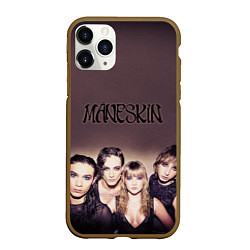Чехол iPhone 11 Pro матовый Maneskin, цвет: 3D-коричневый