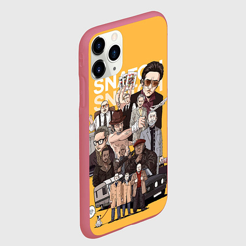 Чехол iPhone 11 Pro матовый Большой куш / 3D-Малиновый – фото 2