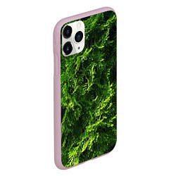 Чехол iPhone 11 Pro матовый Хвойная масса, цвет: 3D-розовый — фото 2