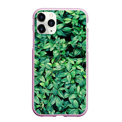 Чехол iPhone 11 Pro матовый Барвинок, цвет: 3D-розовый