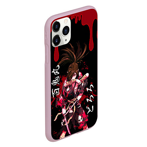 Чехол iPhone 11 Pro матовый Аниме Дороро Dororo, Хяккимару / 3D-Розовый – фото 2