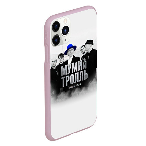 Чехол iPhone 11 Pro матовый Мумий Тролль Mumiy Troll / 3D-Розовый – фото 2