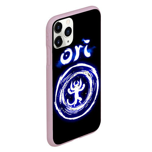 Чехол iPhone 11 Pro матовый Ori, дух-хранитель леса / 3D-Розовый – фото 2