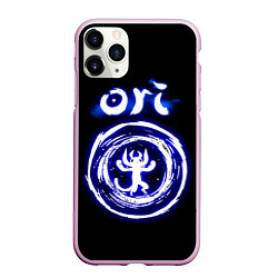 Чехол iPhone 11 Pro матовый Ori, дух-хранитель леса, цвет: 3D-розовый
