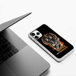Чехол iPhone 11 Pro матовый Ленни Килмистер, цвет: 3D-белый — фото 2