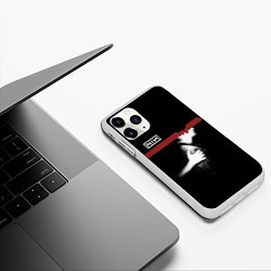 Чехол iPhone 11 Pro матовый Nine Inch Nails, цвет: 3D-белый — фото 2