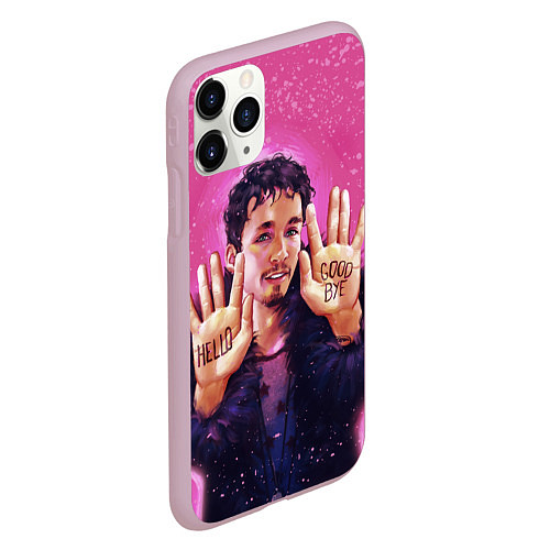 Чехол iPhone 11 Pro матовый Номер 4 Академия Амбрелла Z / 3D-Розовый – фото 2