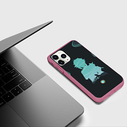 Чехол iPhone 11 Pro матовый XIAO СЯО ГЕНШИН, цвет: 3D-малиновый — фото 2