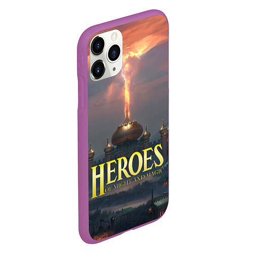 Чехол iPhone 11 Pro матовый Heroes of Might and Magic HoM Z / 3D-Фиолетовый – фото 2