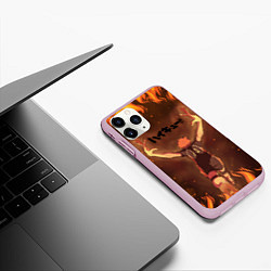 Чехол iPhone 11 Pro матовый Haikyu Волейбол Z, цвет: 3D-розовый — фото 2