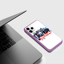 Чехол iPhone 11 Pro матовый Элизиум группа, цвет: 3D-фиолетовый — фото 2