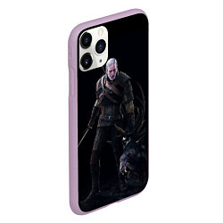 Чехол iPhone 11 Pro матовый The Witcher, цвет: 3D-сиреневый — фото 2