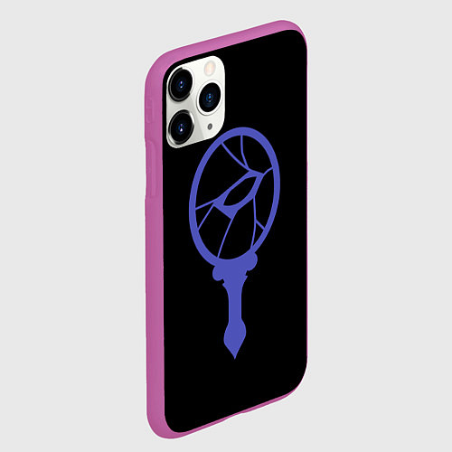 Чехол iPhone 11 Pro матовый Малкавиан / 3D-Фиолетовый – фото 2