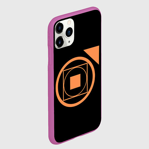 Чехол iPhone 11 Pro матовый Тремер / 3D-Фиолетовый – фото 2