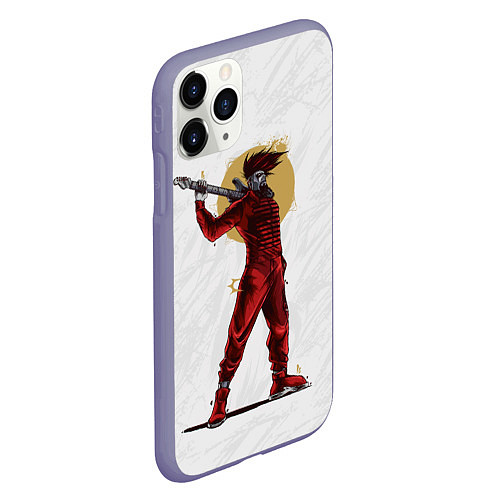 Чехол iPhone 11 Pro матовый MICK THOMSON SLIPKNOT СЛИПКНОТ Z / 3D-Серый – фото 2