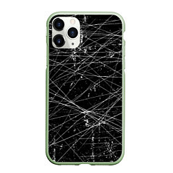 Чехол iPhone 11 Pro матовый ТЕКСТУРА ГРАНЖ GRUNGE