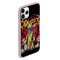 Чехол iPhone 11 Pro матовый Carnifex, цвет: 3D-розовый — фото 2
