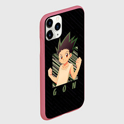 Чехол iPhone 11 Pro матовый Гон Фрикс Охотник x охотник, цвет: 3D-малиновый — фото 2