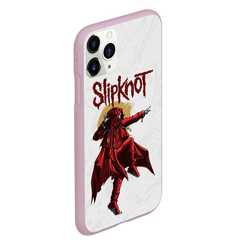 Чехол iPhone 11 Pro матовый SLIPKNOT СЛИПКНОТ Z / 3D-Розовый – фото 2