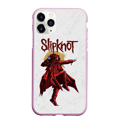 Чехол iPhone 11 Pro матовый SLIPKNOT СЛИПКНОТ Z, цвет: 3D-розовый