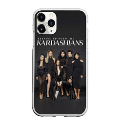 Чехол iPhone 11 Pro матовый Семейство Кардашьян, цвет: 3D-белый