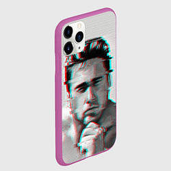 Чехол iPhone 11 Pro матовый Billie Herrington Gachimuchi, цвет: 3D-фиолетовый — фото 2