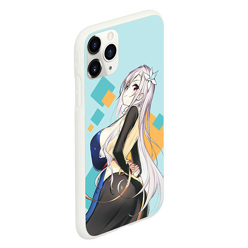 Чехол iPhone 11 Pro матовый Рэона Кисараги / 3D-Белый – фото 2