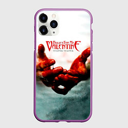 Чехол iPhone 11 Pro матовый Temper Temper - Bullet For My Valentine, цвет: 3D-фиолетовый
