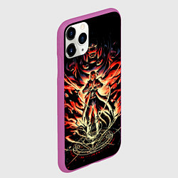 Чехол iPhone 11 Pro матовый Стальной алхимик, цвет: 3D-фиолетовый — фото 2