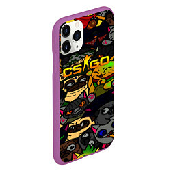 Чехол iPhone 11 Pro матовый CS GO AWP SKIN, цвет: 3D-фиолетовый — фото 2