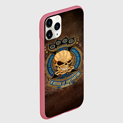 Чехол iPhone 11 Pro матовый A Decade of Destruction - Five Finger Death Punch, цвет: 3D-малиновый — фото 2