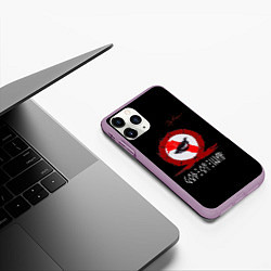 Чехол iPhone 11 Pro матовый God of war бог войны, цвет: 3D-сиреневый — фото 2