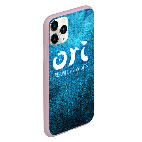 Чехол iPhone 11 Pro матовый Ori Logo Ори Лого / 3D-Розовый – фото 2