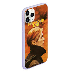 Чехол iPhone 11 Pro матовый Low - David Bowie, цвет: 3D-светло-сиреневый — фото 2