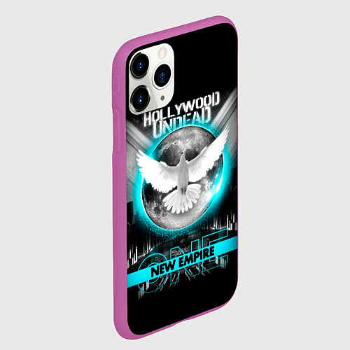 Чехол iPhone 11 Pro матовый New Empire, Vol 1 - Hollywood Undead / 3D-Фиолетовый – фото 2