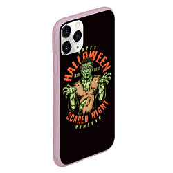 Чехол iPhone 11 Pro матовый Зомби, цвет: 3D-розовый — фото 2