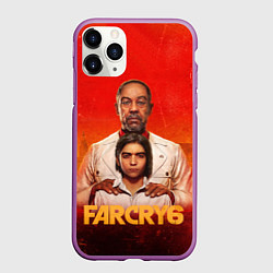 Чехол iPhone 11 Pro матовый Антон и Диего Кастильо FC6, цвет: 3D-фиолетовый
