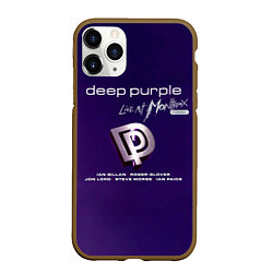Чехол iPhone 11 Pro матовый Deep Purple - Live at Montreux 1996, цвет: 3D-коричневый