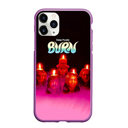 Чехол iPhone 11 Pro матовый Deep Purple - Burn, цвет: 3D-фиолетовый