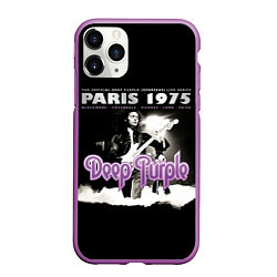 Чехол iPhone 11 Pro матовый Deep Purple - Paris 1975, цвет: 3D-фиолетовый