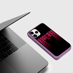 Чехол iPhone 11 Pro матовый Маршалл Мэтерс третий, цвет: 3D-фиолетовый — фото 2