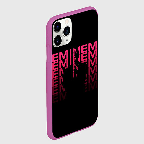 Чехол iPhone 11 Pro матовый Маршалл Мэтерс третий / 3D-Фиолетовый – фото 2