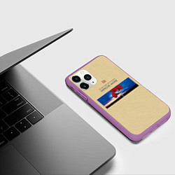 Чехол iPhone 11 Pro матовый Music for the Masses -, цвет: 3D-фиолетовый — фото 2