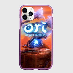 Чехол iPhone 11 Pro матовый Ori and the Will of the Wisps Ори и Блуждающие ого, цвет: 3D-фиолетовый
